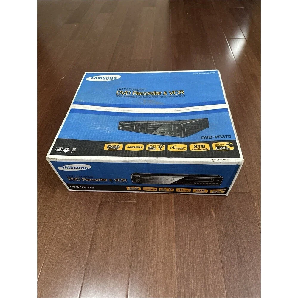 Samsung DVD-VR375 DVD Recorder VCR Combo HDMI 1080p NEW
